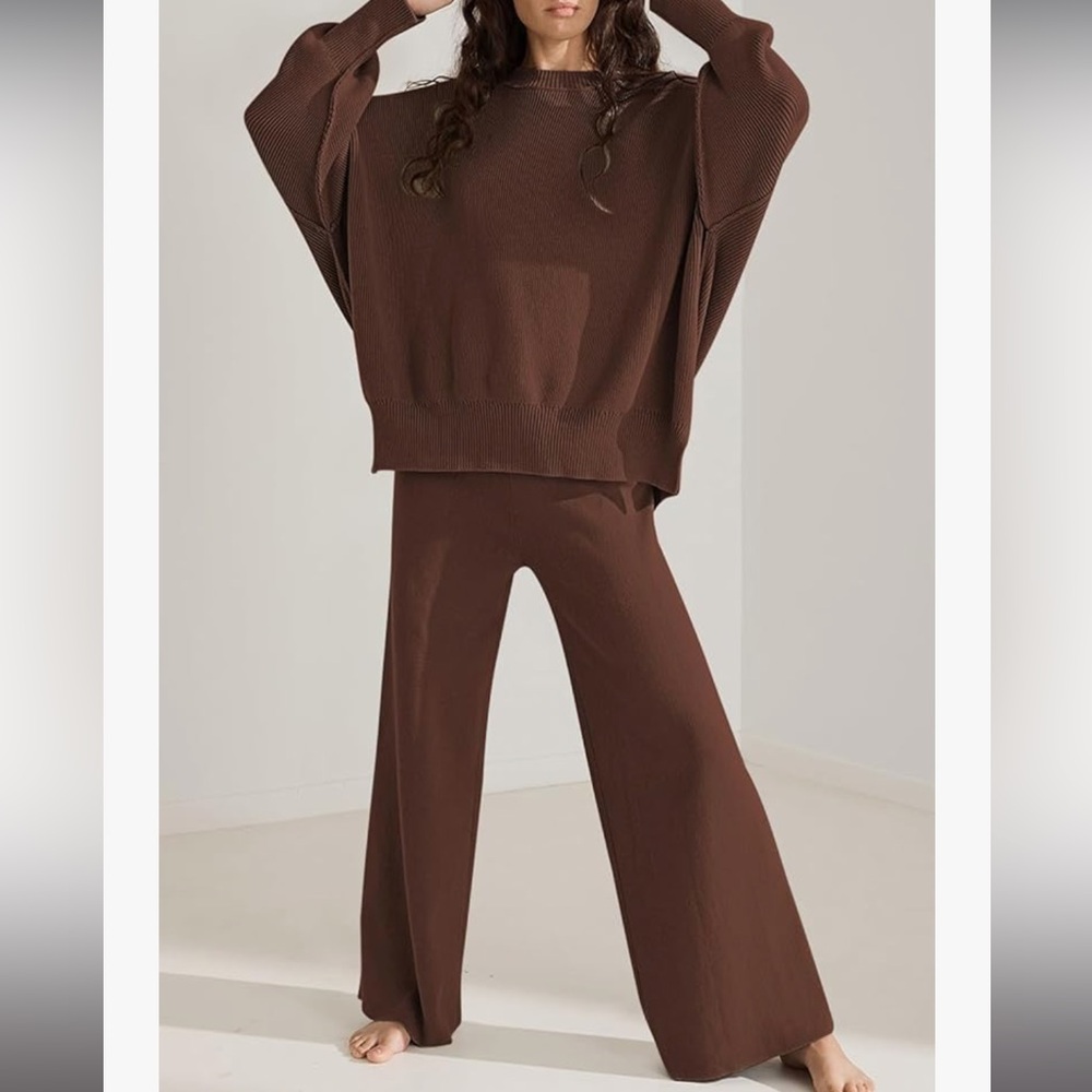 Brown sweater set